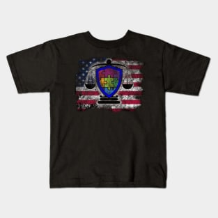 Autism Rights America Advocate Kids T-Shirt